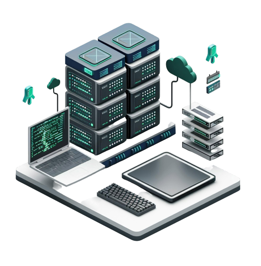computer-screen-with-green-screen-that-says-word-it