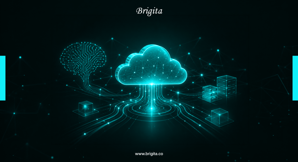 AI and Cloud Infrastructure working together to build scalable intelligent systems by Brigita