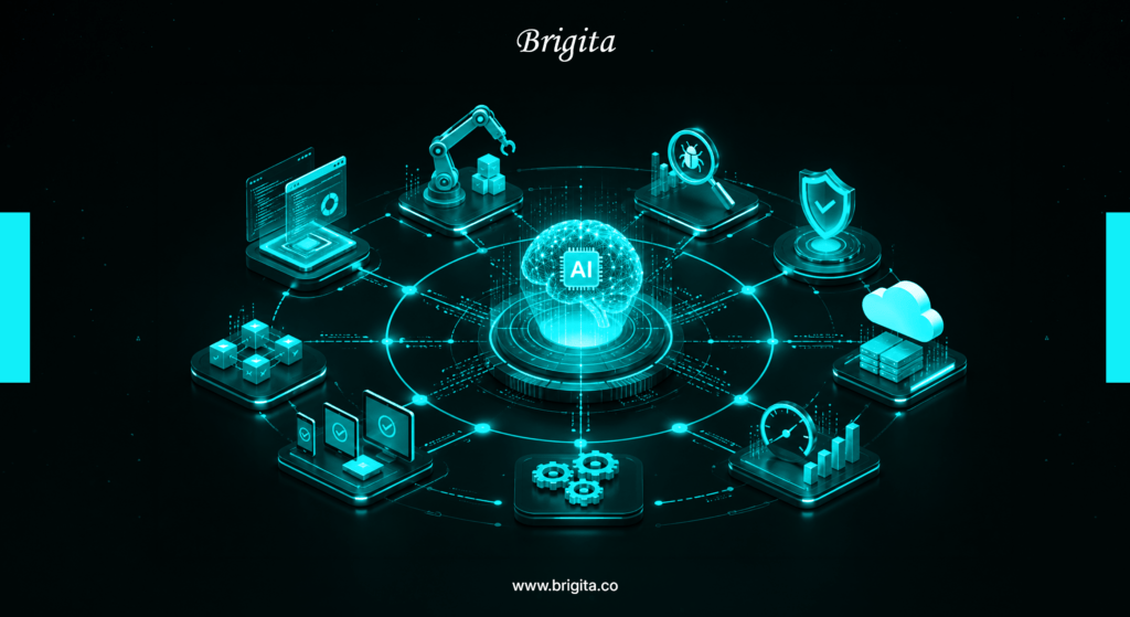 AI-driven testing services by Brigita in Bangalore, Karnataka, India for faster software delivery and compliance.
