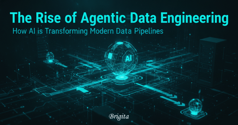 Agentic Data Engineering, AI automation, and modern data pipelines by Brigita in Bangalore, Karnataka, India.