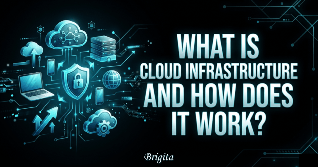 Brigita Cloud Infrastructure Services providing secure cloud migration, scalable cloud architecture, enterprise cloud solutions, and managed cloud infrastructure for modern businesses.